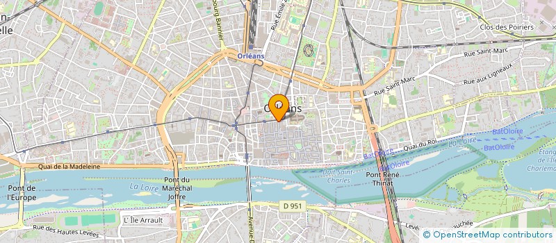 localisation de l'entreprise LES MARIEES DE JUNON à ORLEANS