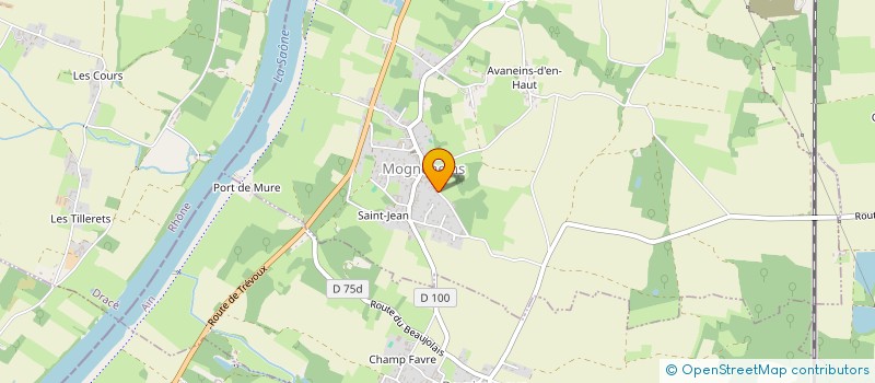 localisation de l'entreprise LES MARIES  MOGNENEINS