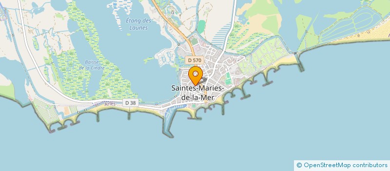 localisation de l'entreprise LES MARIES à SAINTES-MARIES-DE-LA-MER