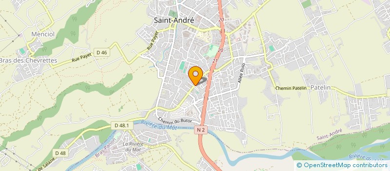 localisation de l'entreprise LES MARIES DE REVE BRIDAL à SAINT-ANDRE