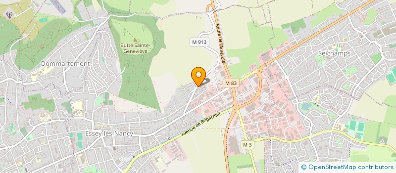 localisation de l'entreprise LES MARINES 2  ESSEY-LES-NANCY