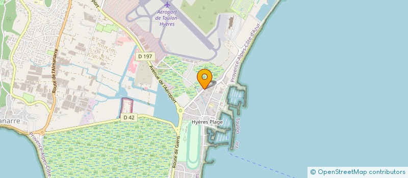 localisation de l'entreprise LES MARINES DU LEVANT à HYERES