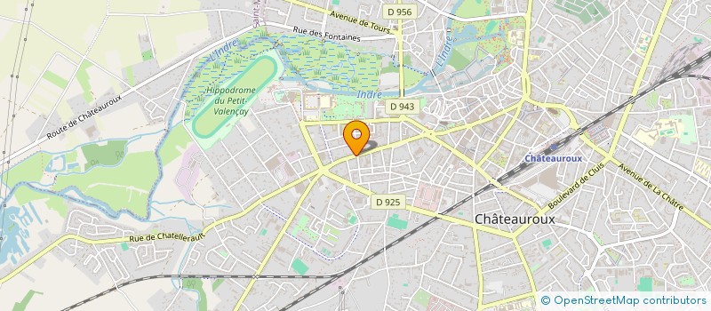 localisation de l'entreprise LES MARINS à CHATEAUROUX