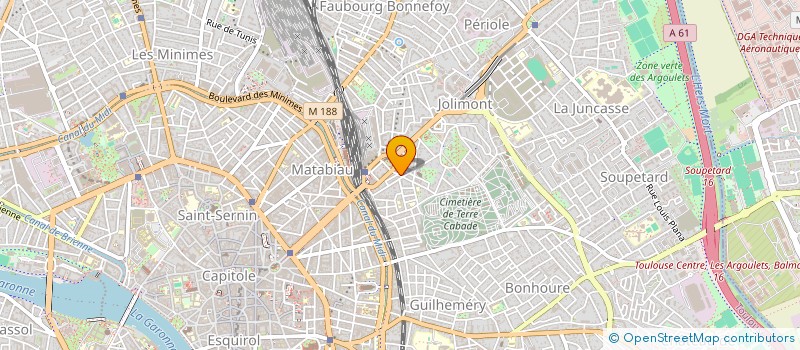 localisation de l'entreprise LES MARINS D'AU 12 à TOULOUSE