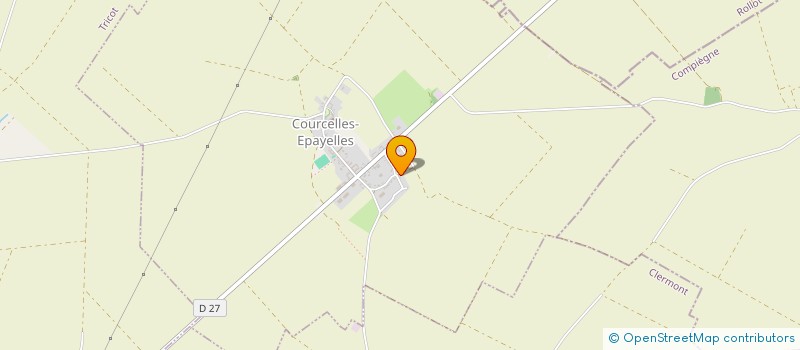 localisation de l'entreprise LES MARIONNETTES  COURCELLES-EPAYELLES