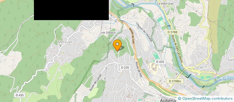 localisation de l'entreprise LES MARIONNETTES DU MONTFOL  AUBENAS