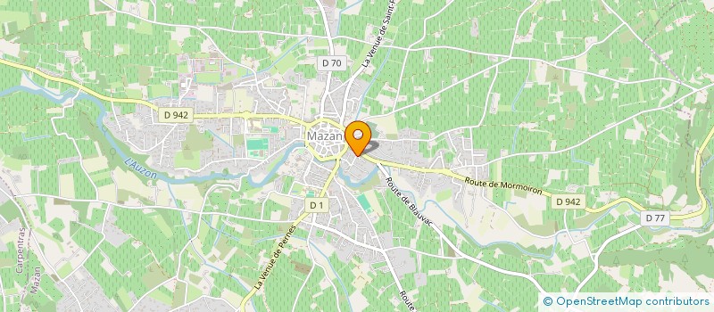 localisation de l'entreprise LES MARIUS  MAZAN