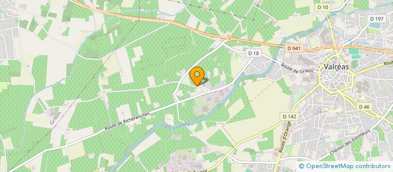 localisation de l'entreprise LES MARLHIANS à VALREAS