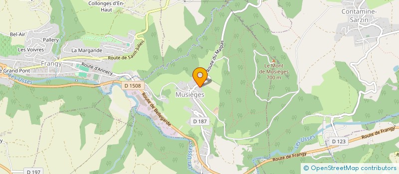 localisation de l'entreprise LES MARLOUX  MUSIEGES