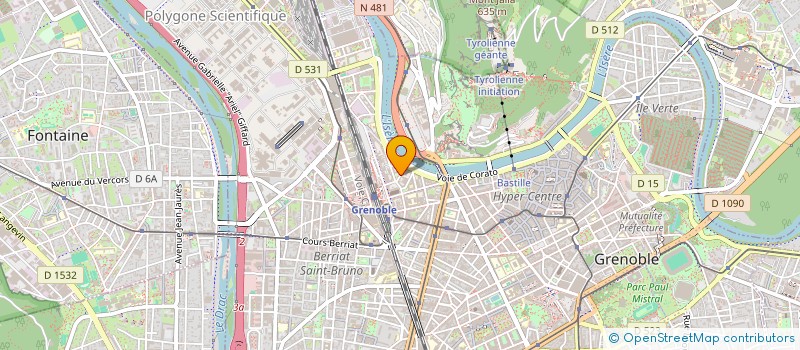 localisation de l'entreprise LES MARMANS  VAUJANY