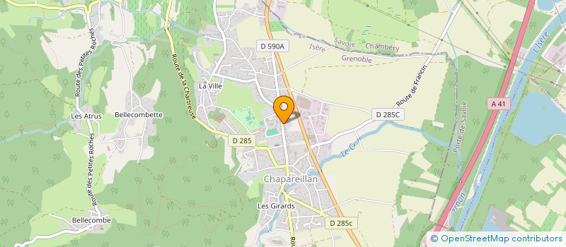 localisation de l'entreprise LES MARMITES  CHAPAREILLAN