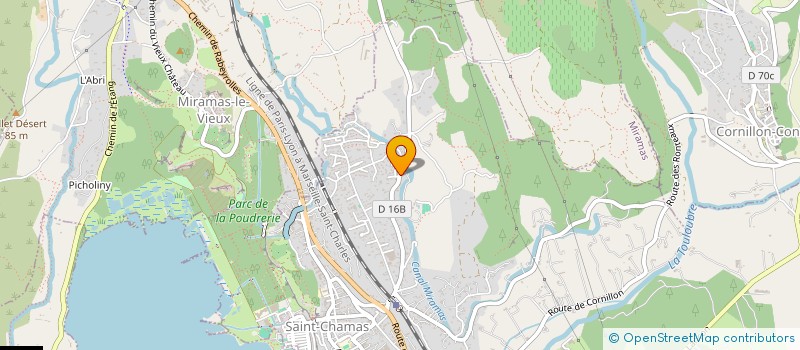 localisation de l'entreprise LES MARMITONS  SAINT-CHAMAS