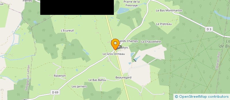 localisation de l'entreprise LES MARMITONS  CLERE-LES-PINS