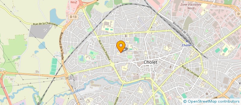 localisation de l'entreprise LES MARMO' S à CHOLET