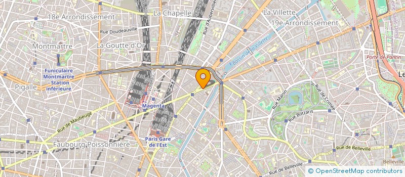 localisation de l'entreprise LES MARMOTS  PARIS