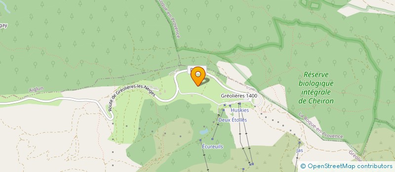 localisation de l'entreprise LES MARMOTTES  GREOLIERES