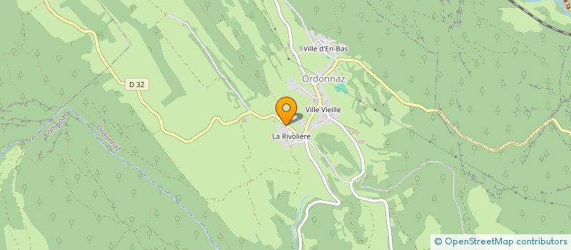localisation de l'entreprise LES MARMOTTES à ORDONNAZ