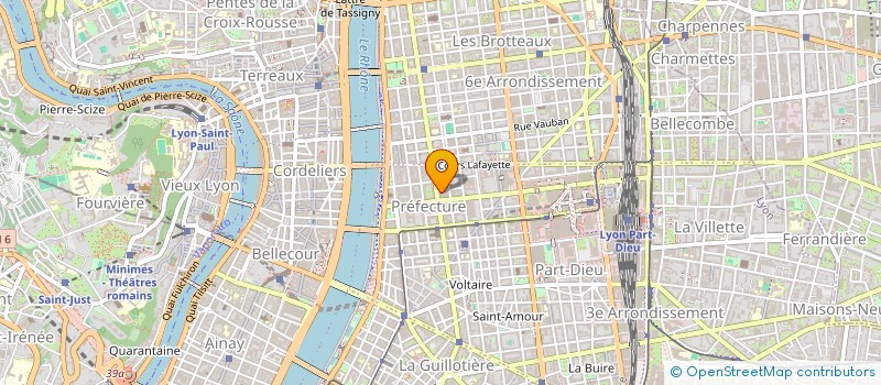 localisation de l'entreprise LES MARMOTTES  LYON