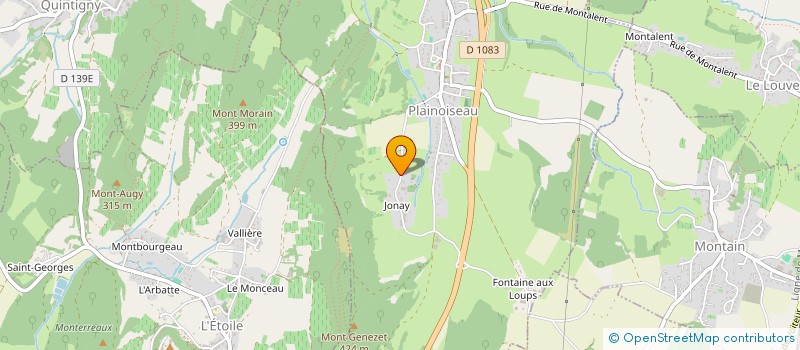 localisation de l'entreprise LES MARMOTTES  PLAINOISEAU