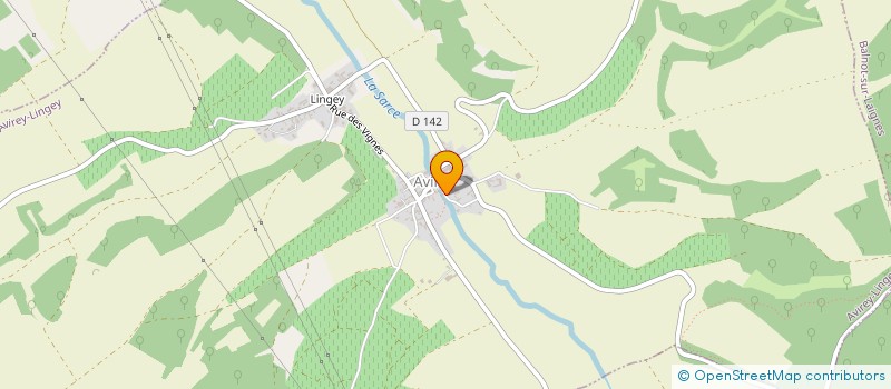 localisation de l'entreprise LES MARMOTTES  AVIREY-LINGEY