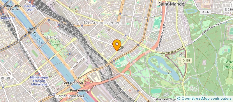 localisation de l'entreprise LES MARMOTTES  PARIS