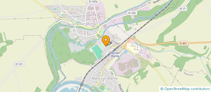 localisation de l'entreprise LES MARMOTTES  LIZY-SUR-OURCQ