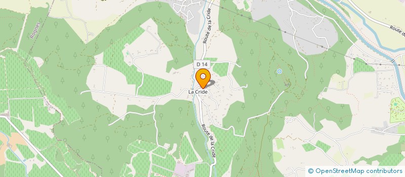 localisation de l'entreprise LES MARMOTTES  LE PUY-SAINTE-REPARADE