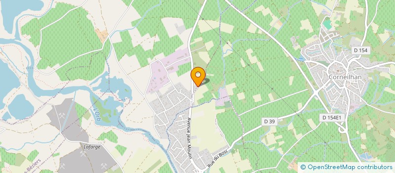 localisation de l'entreprise LES MARMOTTES  THEZAN-LES-BEZIERS