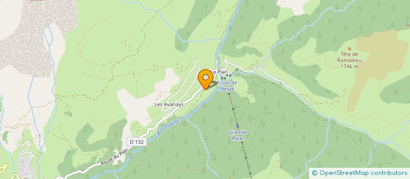 localisation de l'entreprise LES MARMOTTES  LA GIETTAZ