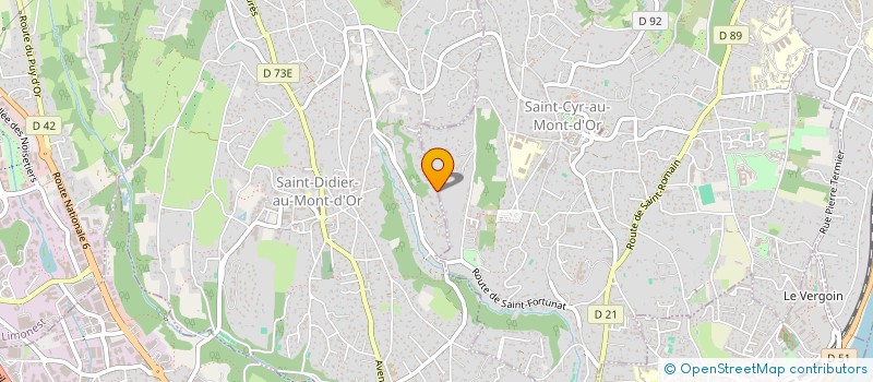 localisation de l'entreprise LES MARMOTTES  SAINT-DIDIER-AU-MONT-D'OR
