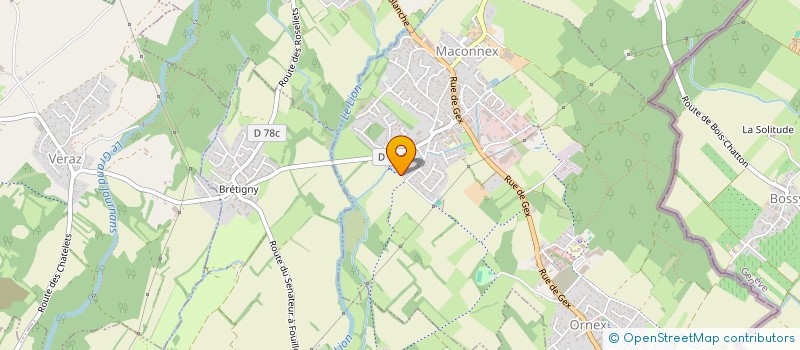 localisation de l'entreprise LES MARMOTTES  ORNEX