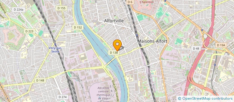localisation de l'entreprise LES MARMOTTES DE ROQUES à ALFORTVILLE