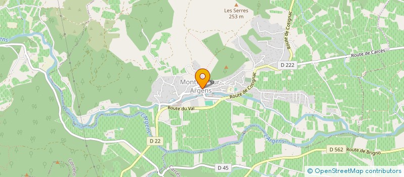 localisation de l'entreprise LES MARMOTTES II  MONTFORT-SUR-ARGENS