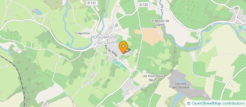 localisation de l'entreprise LES MARMOTTIERES  CHAUDEFONDS-SUR-LAYON