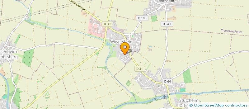 localisation de l'entreprise LES MARMOTTONS DU SUD  WIWERSHEIM