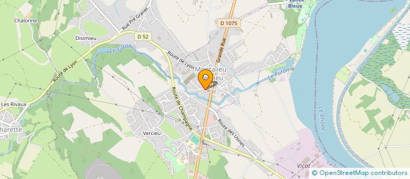 localisation de l'entreprise LES MARMOUSETS à MONTALIEU-VERCIEU