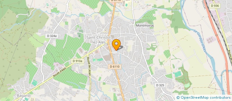 localisation de l'entreprise LES MARMOUSETS MULTI - ACCUEIL à SAINT-CHRISTOL-LEZ-ALES