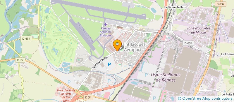 localisation de l'entreprise LES MAROCAINS ACTIFS DE RENNES à SAINT-JACQUES-DE-LA-LANDE