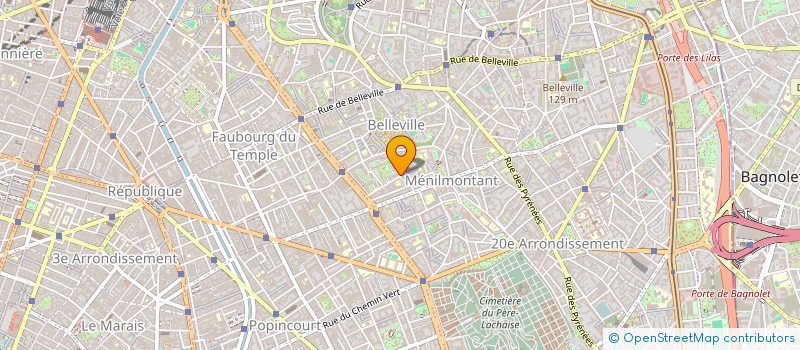 localisation de l'entreprise LES MARONITES  PARIS