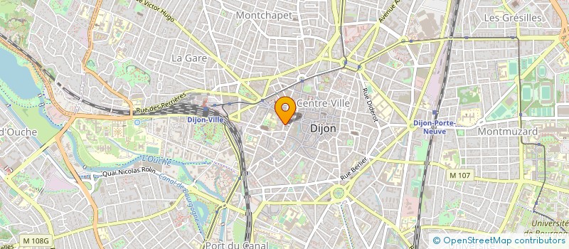 localisation de l'entreprise LES MAROQUINIERS DE PARIS à DIJON