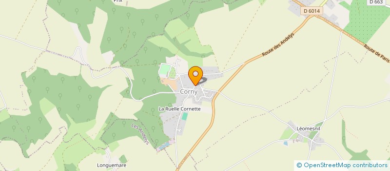 localisation de l'entreprise LES MAROUFLEURS  FRENELLES-EN-VEXIN