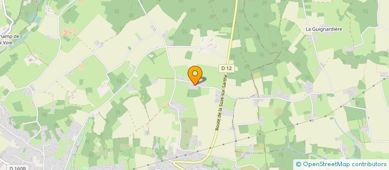 localisation de l'entreprise LES MARQUERIES  LA FLECHE