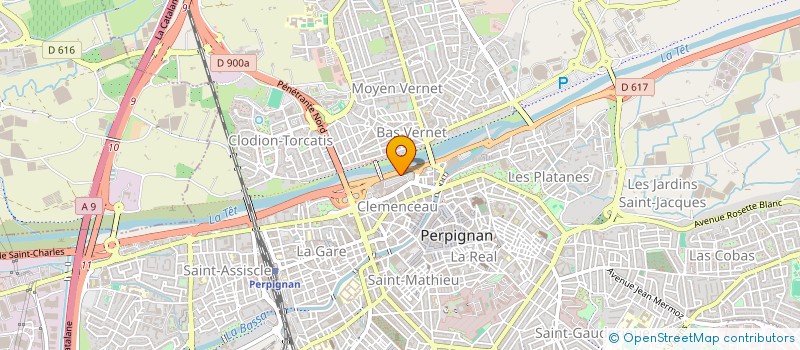 localisation de l'entreprise LES MARQUISES  PERPIGNAN