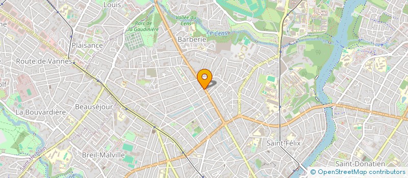 localisation de l'entreprise LES MARQUISES à NANTES