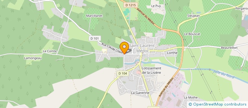 localisation de l'entreprise LES MARQUISES  SAINT-LAURENT-MEDOC