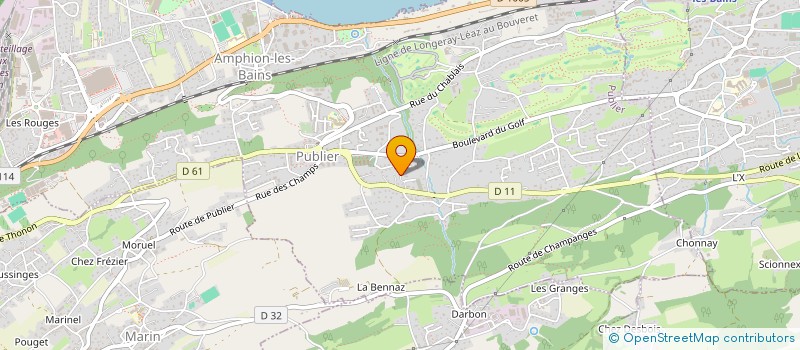 localisation de l'entreprise LES MARQUISES  PUBLIER