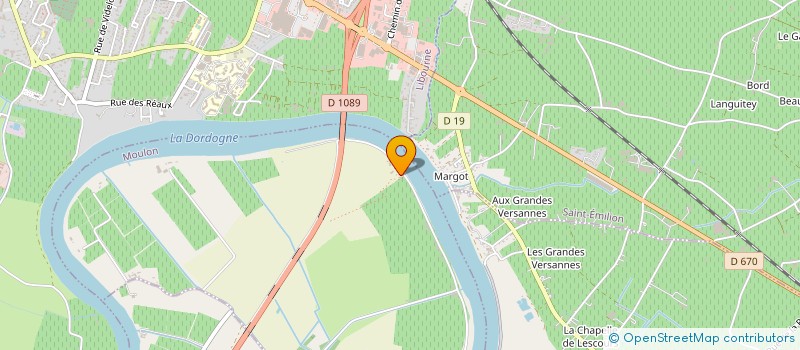 localisation de l'entreprise LES MARQUISES DE LA GRANGEOTTE  MOULON