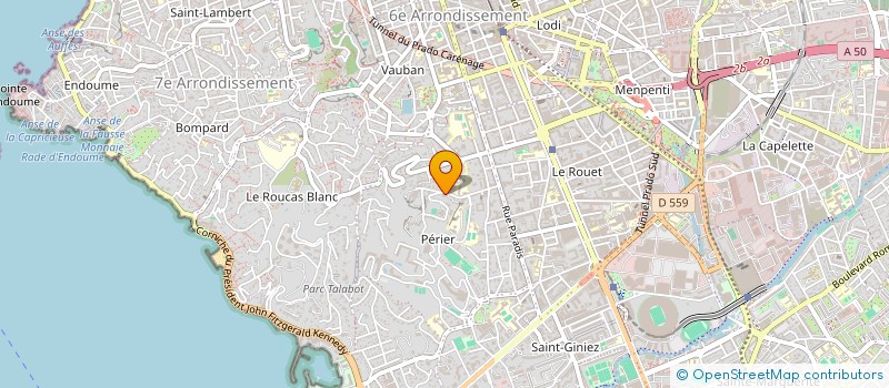 localisation de l'entreprise LES MARQUISES ITALIENNES à MARSEILLE