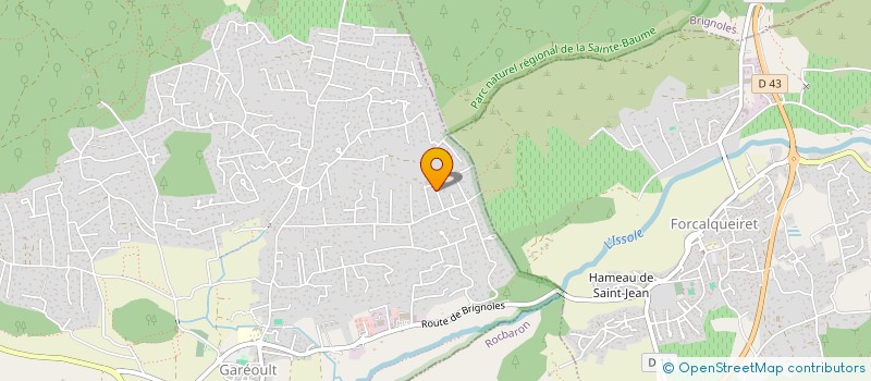 localisation de l'entreprise LES MARRAINES LES BONNES FEES  GAREOULT