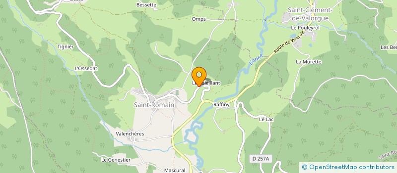localisation de l'entreprise LES MARRANTS à SAINT-ROMAIN